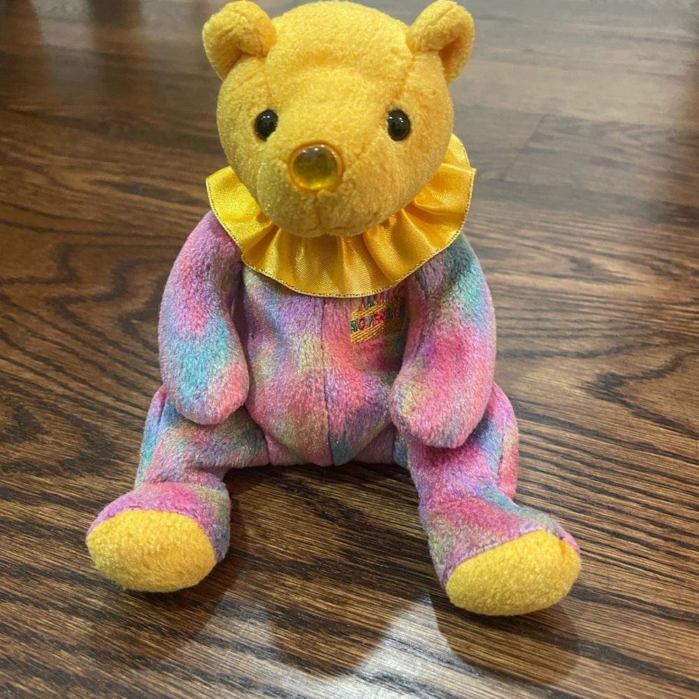 Colorful Plush Bear Toy